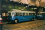 (033'426) - TL Lausanne - Nr. 2 - FBW/Eggli Trolleybus (ex Nr. 3) am 7. Juli 1999 in Lausanne, Dpt Borde