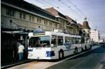 Lausanne/237655/052225---tl-lausanne---nr (052'225) - TL Lausanne - Nr. 731 - FBW/Hess Trolleybus am 17. Mrz 2002 beim Bahnhof Lausanne