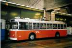 (052'419) - TL Lausanne - Nr. 656 - FBW/Eggli Trolleybus am 17. Mrz 2002 in Lausanne, Dpt Borde
