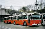 (064'617) - TL Lausanne - Nr. 716 - FBW/Hess Trolleybus am 29. November 2003 in Lausanne, Dpt Borde