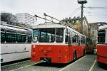 (064'627) - TL Lausanne - Nr. 717 - FBW/Hess Trolleybus am 29. November 2003 in Lausanne, Dpt Borde