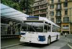 (069'131) - TL Lausanne - Nr. 733 - FBW/Hess Trolleybus am 8. Juli 2004 in Lausanne, Chauderon