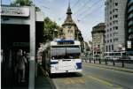 (087'825) - TL Lausanne - Nr. 742 - FBW/Hess Trolleybus am 26. Juli 2006 in Lausanne, Chauderon