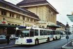 (122'223) - TL Lausanne - Nr. 742 - FBW/Hess Trolleybus am 19. November 2009 beim Bahnhof Lausanne