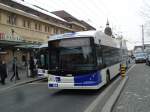 (143'414) - TL Lausanne - Nr. 866 - Hess/Hess Gelenktrolleybus am 22. Februar 2013 beim Bahnhof Lausanne