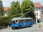 (144'608) - TL Lausanne (Rtrobus) - Nr. 2 - FBW/Eggli Trolleybus (ex Nr. 3) am 26. Mai 2013 in Lausanne, Motte