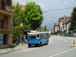 (144'611) - TL Lausanne (Rtrobus) - Nr. 2 - FBW/Eggli Trolleybus (ex Nr. 3) am 26. Mai 2013 in Lausanne, Motte