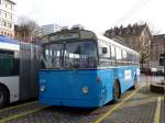 (148'756) - TL Lausanne (Rtrobus) - Nr. 656 - FBW/Eggli Trolleybus am 2. Februar 2014 in Lausanne, Dpt Borde