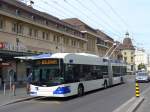 (151'128) - TL Lausanne - Nr. 853 - Hess/Hess Gelenktrolleybus am 1. Juni 2014 beim Bahnhof Lausanne