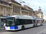 (151'134) - TL Lausanne - Nr. 888 - Hess/Hess Gelenktrolleybus am 1. Juni 2014 beim Bahnhof Lausanne
