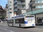 (151'154) - TL Lausanne - Nr. 845 - Hess/Hess Gelenktrolleybus am 1. Juni 2014 in Lausanne, Chauderon