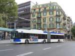 Lausanne/453003/165096---tl-lausanne---nr (165'096) - TL Lausanne - Nr. 867 - Hess/Hess Gelenktrolleybus am 18. September 2015 in Lausanne, Chauderon
