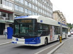 (172'137) - TL Lausanne - Nr. 845 - Hess/Hess Gelenktrolleybus am 25. Juni 2016 beim Bahnhof Lausanne