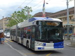 (172'150) - TL Lausanne - Nr. 872 - Hess/Hess Gelenktrolleybus am 25. Juni 2016 beim Bahnhof Lausanne