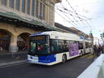 Lausanne/593599/187190---tl-lausanne---nr (187'190) - TL Lausanne - Nr. 852 - Hess/Hess Gelenktrolleybus am 23. Dezember 2017 beim Bahnhof Lausanne