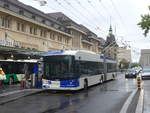 Lausanne/712504/220265---tl-lausanne---nr (220'265) - TL Lausanne - Nr. 885 - Hess/Hess Gelenktrolleybus am 30. August 2020 beim Bahnhof Lausanne