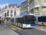 (221'076) - TL Lausanne - Nr. 852 - Hess/Hess Gelenktrolleybus am 23. September 2020 in Lausanne, Bel-Air