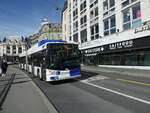 (228'873) - TL Lausanne - Nr. 881 - Hess/Hess Gelenktrolleybus am 11. Oktober 2021 in Lausanne, Bel-Air