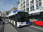 (228'884) - TL Lausanne - Nr. 845 - Hess/Hess Gelenktrolleybus am 11. Oktober 2021 in Lausanne, Bel-Air