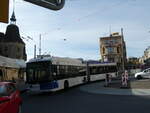 Lausanne/754003/228921---tl-lausanne---nr (228'921) - TL Lausanne - Nr. 866 - Hess/Hess Gelenktrolleybus am 11. Oktober 2021 beim Bahnhof Lausanne