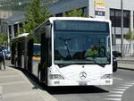 (234'921) - Wieland, Murten - Nr. 121/FR 300'602 - Mercedes (ex Interbus, Yverdon Nr. 211; ex BVB Basel Nr. 792; ex VZO Grüningen Nr. 24) am 30. April 2022 beim Bahnhof Vevey