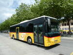 Iveco/779275/236974---carpostal-ouest---vd (236'974) - CarPostal Ouest - VD 604'351 - Iveco am 6. Juni 2022 beim Bahnhof Yverdon
