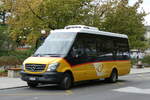 Mercedes/900101/281263---carpostal-ouest---vd (281'263) - CarPostal Ouest - VD 496'879/PID 10'344 - Mercedes (ex Favre, Avenches; ex Rime, Charmey) am 11. Oktober 2025 beim Bahnhof Yverdon