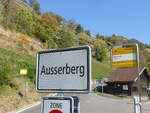 ausserberg-7/748645/198267---postauto-haltestellen-am-14-oktober (198'267) - PostAuto-Haltestellen am 14. Oktober 2018 beim Bahnhof Ausserberg