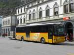 (149'689) - PostAuto Wallis - VS 372'648 - Irisbus am 20. April 2014 beim Bahnhof Brig
