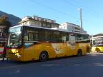 (156'339) - PostAuto Wallis - VS 354'602 - Irisbus am 31. Oktober 2014 beim Bahnhof Brig