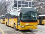 (158'857) - PostAuto Wallis - VS 354'601 - Irisbus am 22. Februar 2015 beim Bahnhof Brig