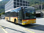 (238'713) - CarPostal Ouest - VD 203'041 - Mercedes (ex PostAuto Graubünden) am 31. Juli 2022 beim Bahnhof Brig