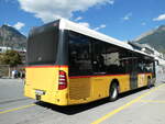 (238'714) - CarPostal Ouest - VD 203'041 - Mercedes (ex PostAuto Graubünden) am 31. Juli 2022 beim Bahnhof Brig