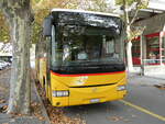 (242'019) - PostAuto Wallis - VS 540'599 - Irisbus (ex TMR Martigny Nr. 138) am 30. Oktober 2022 in Brig, Garage