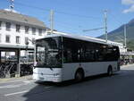 Brig/860178/265750---loiseau-bleu-sierre-- (265'750) - L'Oiseau Bleu, Sierre - VS 133'220 - Temsa am 16. August 2024 beim Bahnhof Brig