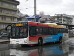 (270'012) - PostAuto Wallis - VS 449'119/PID 10'447 - MAN am 19. Dezember 2024 beim Bahnhof Brig