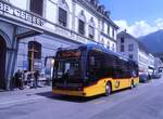 (290'150) - PostAuto Wallis - VS 581'435/PID 12'192 - eMercedes am 6. August 2026 beim Bahnhof Brig