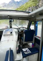 (279'315) - Theytaz, Sion - VS 1300 - Saurer/Mudry am 23. August 2025 in Dixence, Le Chargeur (Innenaufnahme)