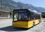 Gampel-Steg/860043/265704---carpostal-ouest---vd (265'704) - CarPostal Ouest - VD 305'105/PID 10'341 - Solaris am 16. August 2024 beim Bahnhof Gampel-Steg