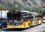 Gampel-Steg/860044/265705---carpostal-ouest---vd (265'705) - CarPostal Ouest - VD 232'502/PID 5499 - Mercedes am 16. August 2024 beim Bahnhof Gampel-Steg