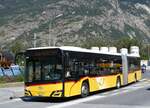 (265'706) - CarPostal Ouest - VD 604'476/PID 11'589 - Solaris am 16. August 2024 beim Bahnhof Gampel-Steg