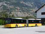 Gampel-Steg/860062/265722---carpostal-ouest---vd (265'722) - CarPostal Ouest - VD 305'105/PID 10'341 - Solaris am 16. August 2024 beim Bahnhof Gampel-Steg