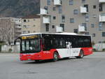 MAN/802084/245061---tmr-martigny---nr (245'061) - TMR Martigny - Nr. 154/VS 1454 - MAN am 14. Januar 2023 beim Bahnhof Martigny
