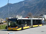 MAN/810267/248319---postauto-wallis---nr (248'319) - PostAuto Wallis - Nr. 87/VS 548'727/PID 11890 - MAN am 9. April 2023 beim Bahnhof Martigny