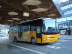 (143'123) - PostAuto Wallis - Nr. 19/VS 365'401 - Irisbus am 3. Februar 2013 beim Bahnhof Sion