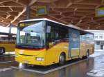 (158'007) - PostAuto Wallis - Nr. 18/VS 365'408 - Irisbus am 28. Dezember 2014 beim Bahnhof Sion
