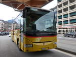 (189'755) - PostAuto Wallis - Nr. 12/VS 106'000 - Irisbus (ex Theytaz, Sion) am 30. Mrz 2018 beim Bahnhof Sion