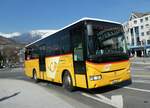 (233'407) - PostAuto Wallis - Nr. 21/VS 365'402 - Irisbus am 7. Mrz 2022 beim Bahnhof Sion