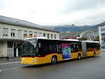 (240'479) - PostAuto Wallis - Nr. 58/VS 519'940 - Mercedes am 2. Oktober 2022 beim Bahnhof Sion