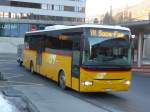 (158'219) - PostAuto Wallis - VS 407'397 - Irisbus am 4. Januar 2015 beim Bahnhof Visp